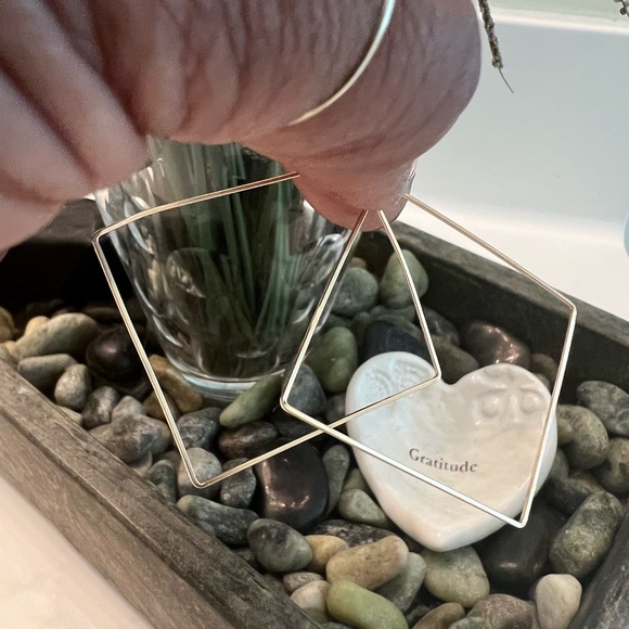 Sarah Briggs 14k Gold-Filled Hoops - Picture 2 of 2